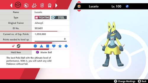 Shiny lucario for - shiny,