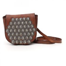 Campomaggi Dorotea Studded Belt Bum Bag Flap Crossbody Fannypack Leather NWT