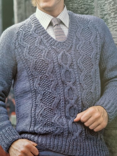 Knitting pattern mens chunky - knitting,