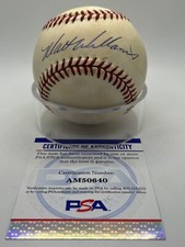 Matt Williams Giants Diamondbacks Signed Autograph OMLB Baseball PSA DNA *40