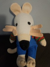 Maisy Mouse Blue Dungarees Soft Plush Toy 14"