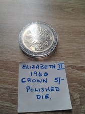 1960 Crown Coin Polished Die New York Exhibition UNCIRCULATED