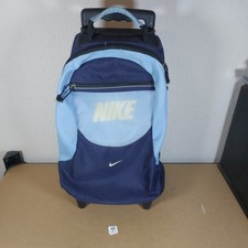Nike luggage Cabin bag Suitcase Carry on Wheeled Case Zip Up Lightweight Used 