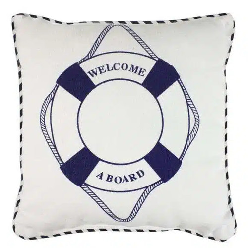Nautical welcome aboard life - "welcome, aboard"