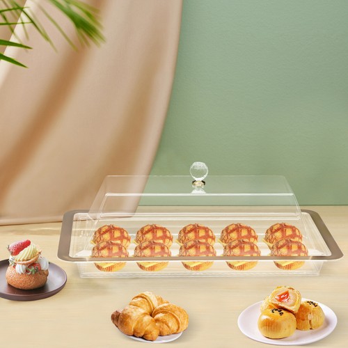 Acrylic cake stand with - acrylic, lid