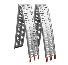 Pair Of Aluminium Loading Ramps For Golf Cart Mobility Scooter Quad Lawn Mower