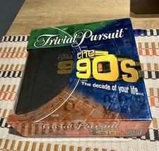 Trivial Pursuit 90s Edition Hasbro Board Game Trivia Used but Complete