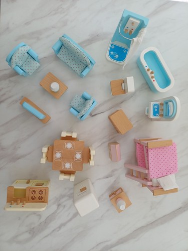 John lewis wooden - dolls, house
