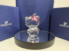 Swarovski Crystal Figurine - Hello Kitty Pink Bow - Preowned 
