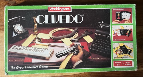 Waddingtons cluedo board game - board,