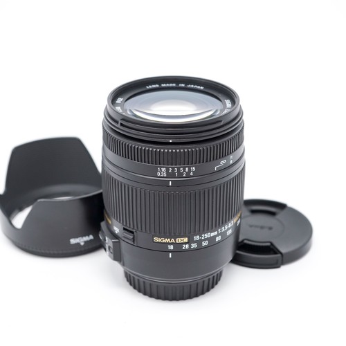 Sigma 250mm 6 - 18-250mm, os