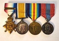 WW1 Mons Star Trio with