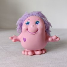 Snugglebumms Baby Fondly Rosa Lila Retro 1984 Vintage Playskool Toy Squeaks 10cm