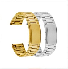 Quality Stainless Steel Watch Strap Metal Wrist Band  12 14 18 20mm Universal