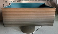 Beswick Modernist Ribbed Pedestal Vase Model 2336