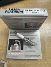 4 x PFR6T-10G NGK Laser Iridium Platinum Spark Plug 5542