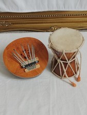 Kalimba Thumb Piano Coconut & Drum African Musical Instrument