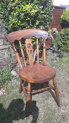 Antique fiddle back rustic - antique,