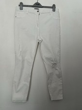Matalan White Cropped Jeans