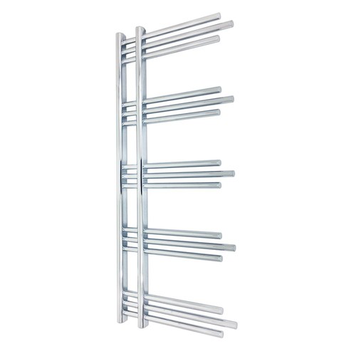 Chrome designer towel rail - chrome,