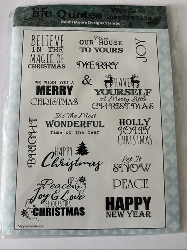 Debbie moore clear stamps - debbie,