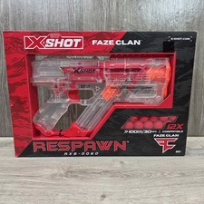 Zuru X Shot Faze Clan Respawn RX8-0060 Brand New 12X Balls Ammo Dart Blaster 