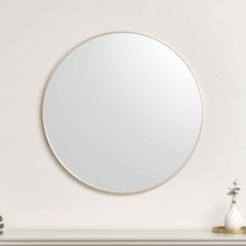 Large Round Champagne Gold