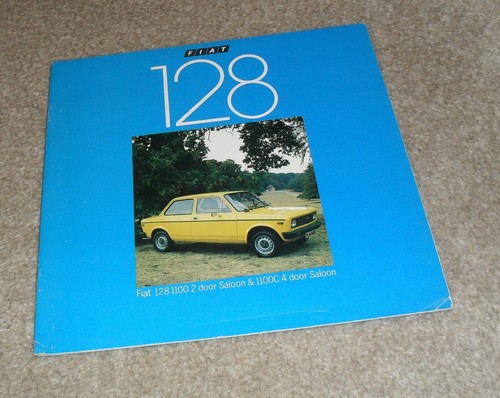 Fiat 128 brochure 1977 - 128,