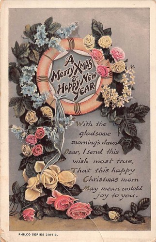 Family history postcard - family,