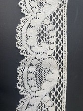 Antique Vintage Bobbin Tape Lace Trimming Pillow Case 