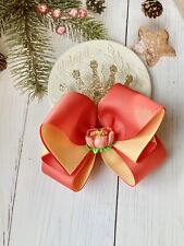 Flower Hair Bow Clip For