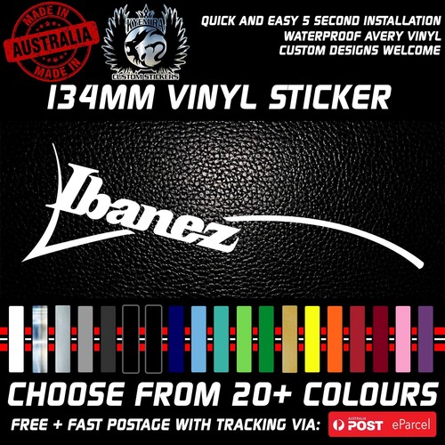 Ibanez logo guitar - guitar, vinyl