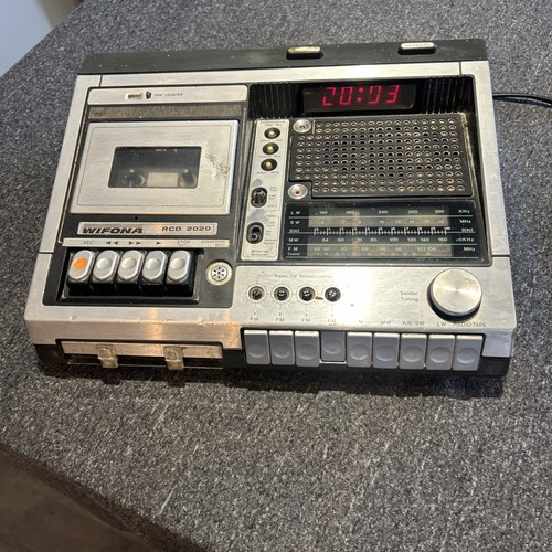 Radio cassette player alarm - cassette,