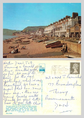 Vintage postcard the - -, sea
