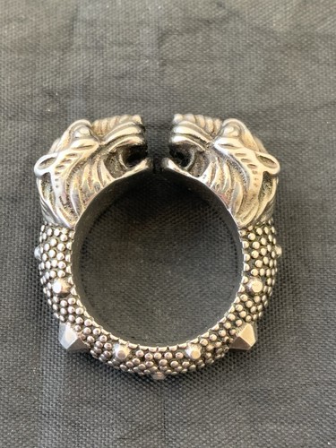 Gucci double tiger head ring - double,