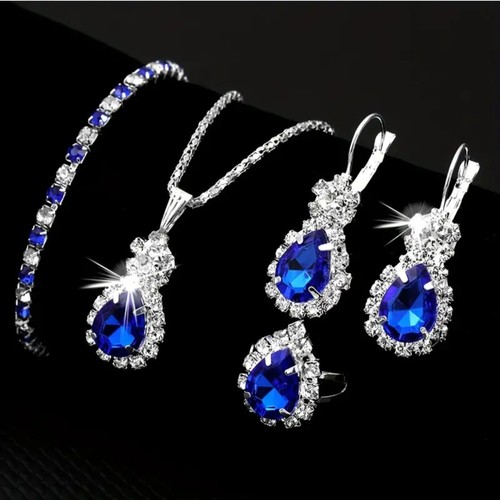 Diamond cut sapphire blue - diamond, &