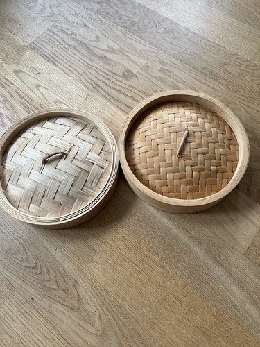 Two chinese bamboo steamer - two,