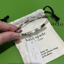 Kate Spade Silver Bow Bangle
