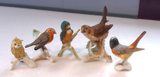 VINTAGE 1970s JOB LOT OF FIVE GOEBEL W.GERMAN BIRD FIGURINES GREAT CONDITION