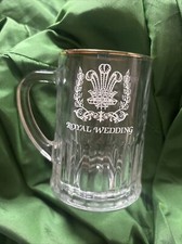 Beer Stein Glass Royal Wedding