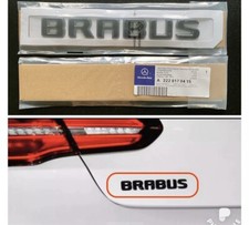 New Gloss Black BRABUS Rear Badge Emblem Logo For Mercedes Benz UK Seller ??
