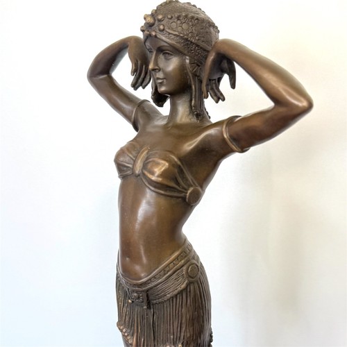 Bronze sculpture female - female, dancer