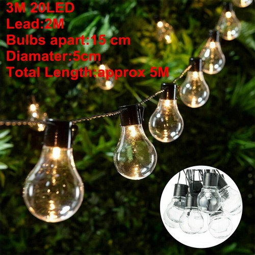 Solar powered string lights - string,