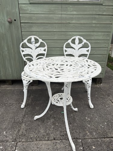 Aluminium white cast - cast, bistro