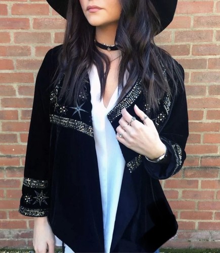 Zara black velvet - zara, size