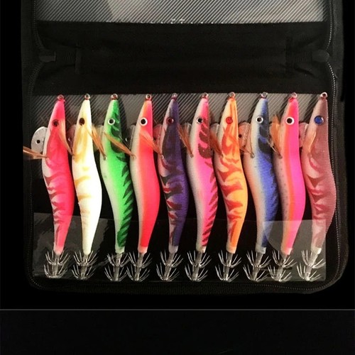 10pc luminous squid jig hook - 10pc,