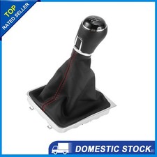 6 Speed Gear Shift Knob w/ Cover for Volkswagen Passat Limo 05-11 Faux Leather