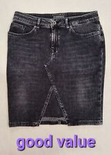 Salsa Denim Mini Skirt UK Size 10 Washed Black Colour Stretchy