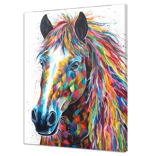 Colourful horse animal - horse,