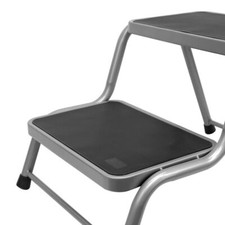 Branded Heavy Duty Durable Rubber Grip Black Double Caravan / Motorhome Steps